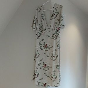 ASOS midi dress with side zip